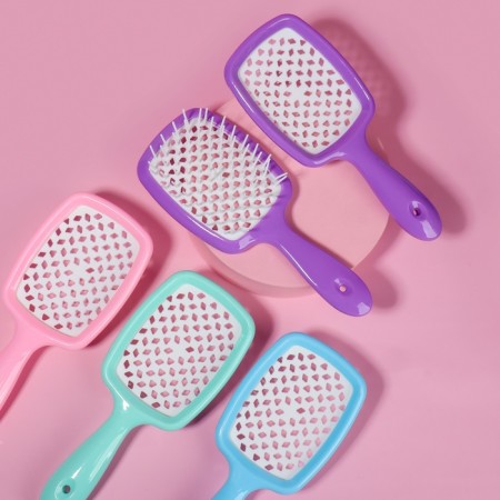 The comb is massage, wide, ventilated, 8.3 × 20 cm, color mix-2