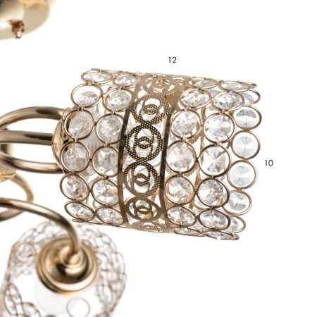 Chandelier 91262/3 E27 40W gold 52x52x25 cm Bayerlux-6