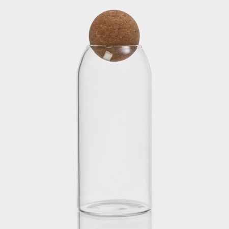 A set of glass cans for bulk products Magistro "Eco", 3 subjects: 450/700/1000 ml-2