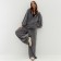Women's costume (sweatshirt and trousers) KAFTAN PLUSHY p. 44-46, gray