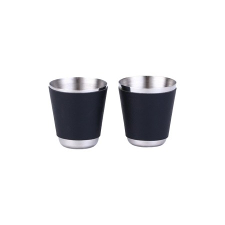 Gift set 4 in 1 Emblem of Russia: Flake 210 ml, funnel, 2 glasses, black, 17 x 20 cm-3