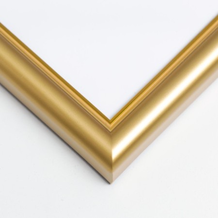 Photo frame Plastic "Mira" 15x15 cm gold (plastic screen)-2