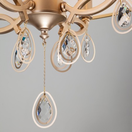 Salita chandelier, 4x40W E14, color gold-2