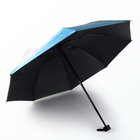 Mechanical “Landscape” umbrella, Eponge, 4 additions, 8 knitting needles, r = 48 cm, color mix-2