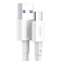 Cable Baseus, Type -C - USB, 6 A, 66W, TPE braid, 1 m, white