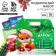 Gift set New Year's notebook coloring, stencils, stickers and wax crayons "Lisenok"