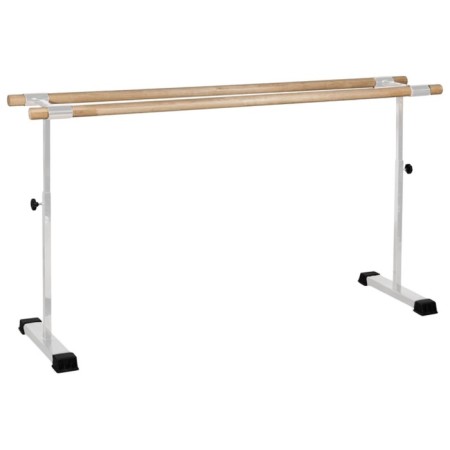 Portable choreographic machine adjustable (supports - stainless steel) No. 9 beech, white color of the legs