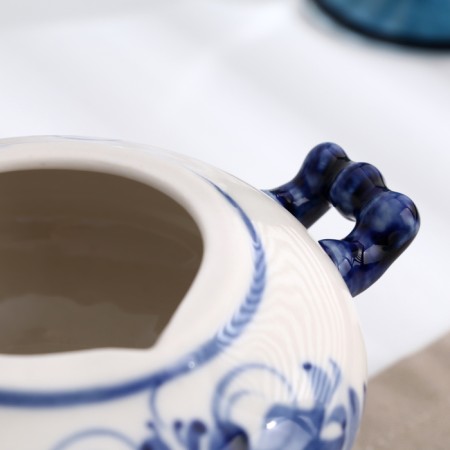 Souvenir "Samovar", medium, 20 x 13 cm, gzhel-6