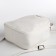 Women's backpack city, Textura, white color