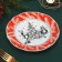Ceramic plate "Forest residents", 19 cm, white color