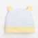 Baby hat, white color/print mix, size 46