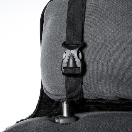 Kit on the seat, natural wool, black-3