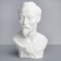 Gypsum figure famous people: Bust of Dzerzhinsky, 17 x 12 x 24 cm