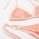Separate Minaku swimsuit with sequins pink color, size 46
