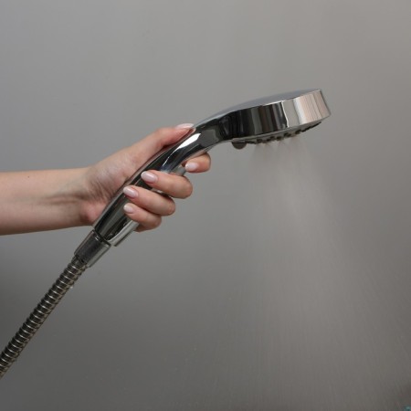 Shower watering can Accoona A329, 3 modes, plastic housing, chromium color-6