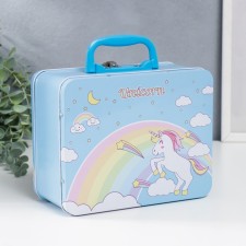 Piggy bank Metal suitcase 