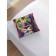 Decorative pillowcase "Leo in bright colors", on a zipper, size 45x45 cm
