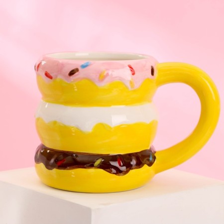 Gift set "Donut", mug, heater-5