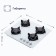 Hon surface Delvento V60N41C111, gas, 4 burners, white