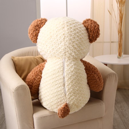 Soft toy "Bear", with a cherry, 105 cm, brown color-3