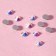 Thermoclayes “truncated cone”, with holography, glass, ss20, d = 4.6 mm, 100 pcs