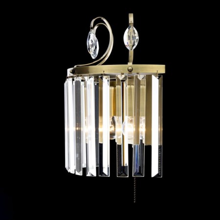 Lamp Citilux "Inga" CL335323, 25x30.5 cm, 2x60W, E14, brown color-14