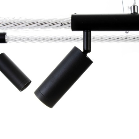 Light Bayerlux "Lani" LED 68W black and gold 29.5x14x89 cm-4