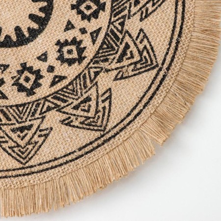 Serving napkin "Africa", d = 35 cm, black color-2