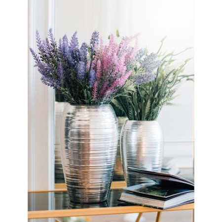 Decorative vase "Modern", 15 × 15 × 25 cm, metallic color-5