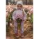 Overalls for the newborn "Galaxy 2.0", height 68, color grapes