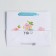 Gift package laminated, packaging, “with wishes...” 22 x 17.5 x 8 cm