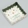 Makarun box “Happy New Year”, twigs, 12 x 12 x 3 cm, New Year