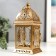Climber metal, glass for 1 candle "Flash. Fes" gold 21.5x9.7x9.7 cm