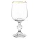 A set of glasses for red wine Sterna, decor “Gold Gold”, 230 ml X 6 pcs.