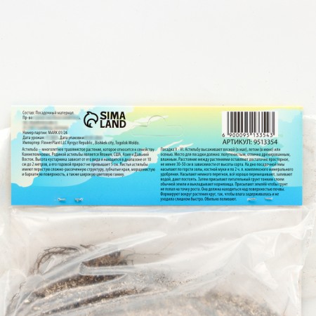 Astilba Lesshand "Glut" rr II, 2 pcs, spring 2024-2