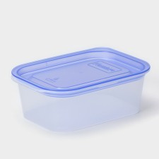 A container for products with a steam outlet, 500 ml, 16 × 11 × 5 cm, rectangular, color mix