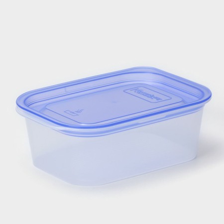 A container for products with a steam outlet, 500 ml, 16 × 11 × 5 cm, rectangular, color mix