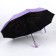Automatic automatic umbrella, with a lantern, 3 additions, 10 knitting needles, r = 51 cm, lilac color