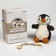 Set gift: soft toy+holder for dummy "Penguin"