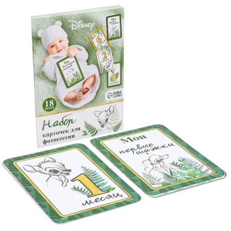 A set of cards for photo shoots, Disney