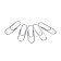 Office clerk Globus, 100 pcs., 22 mm, galvanized