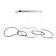 Lamp with PDD "Mila" LED 80W 3000-6000K chrome 124x27x35-135 cm
