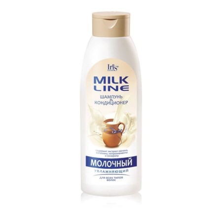 Hair shampoo IRIS Cosmetic "Milk", moisturizing, 1000 ml