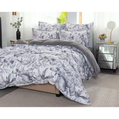 Bedding euro sofi de Marko "Gabby", size 230x250 cm, 200x220 cm, 50x70 cm - 2 pcs, 70x70 cm - 2 pcs, color gray.-1