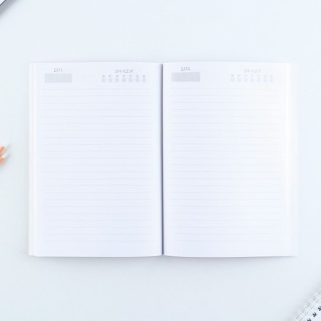 Diary A5, 80 l. Thin cover "Flower"-1