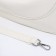 Lurch bag with lightning, external pocket, long belt, white color