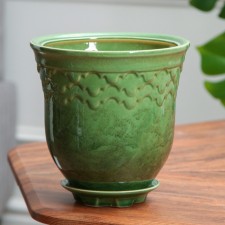 Pot Flower Uta No. 3, Green 2.5 L