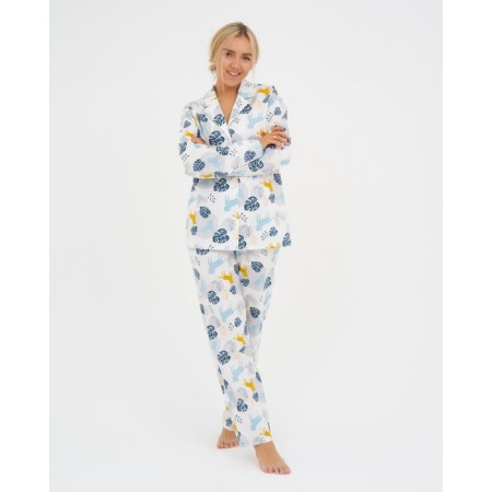Pajamas (shirt, trousers) female kaftan "tropics" p. 48-50-2