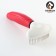 Comb for wool with rotating cloves of Pimium diode, 9.5 x 17 cm, red
