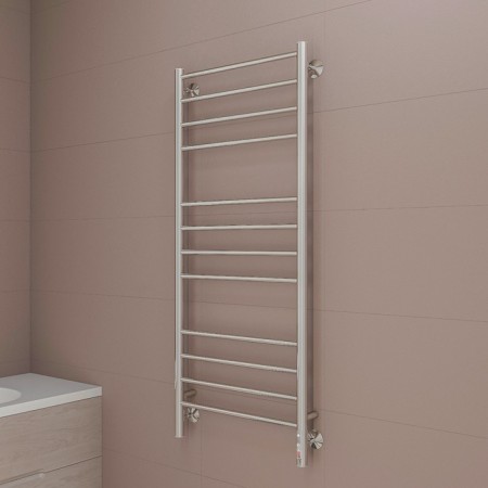 Water towel Terminus "Aurora" P12, 500x1200 mm, lower connection, chrome-2